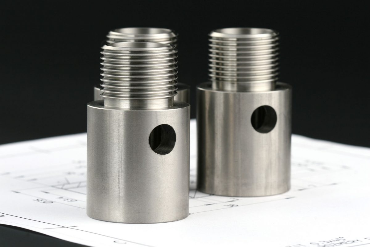 2 Two Machined Cylinders