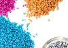 Plastic,Granules,Close,Up,For,Holding,colorful,Plastic,Granules,With,White