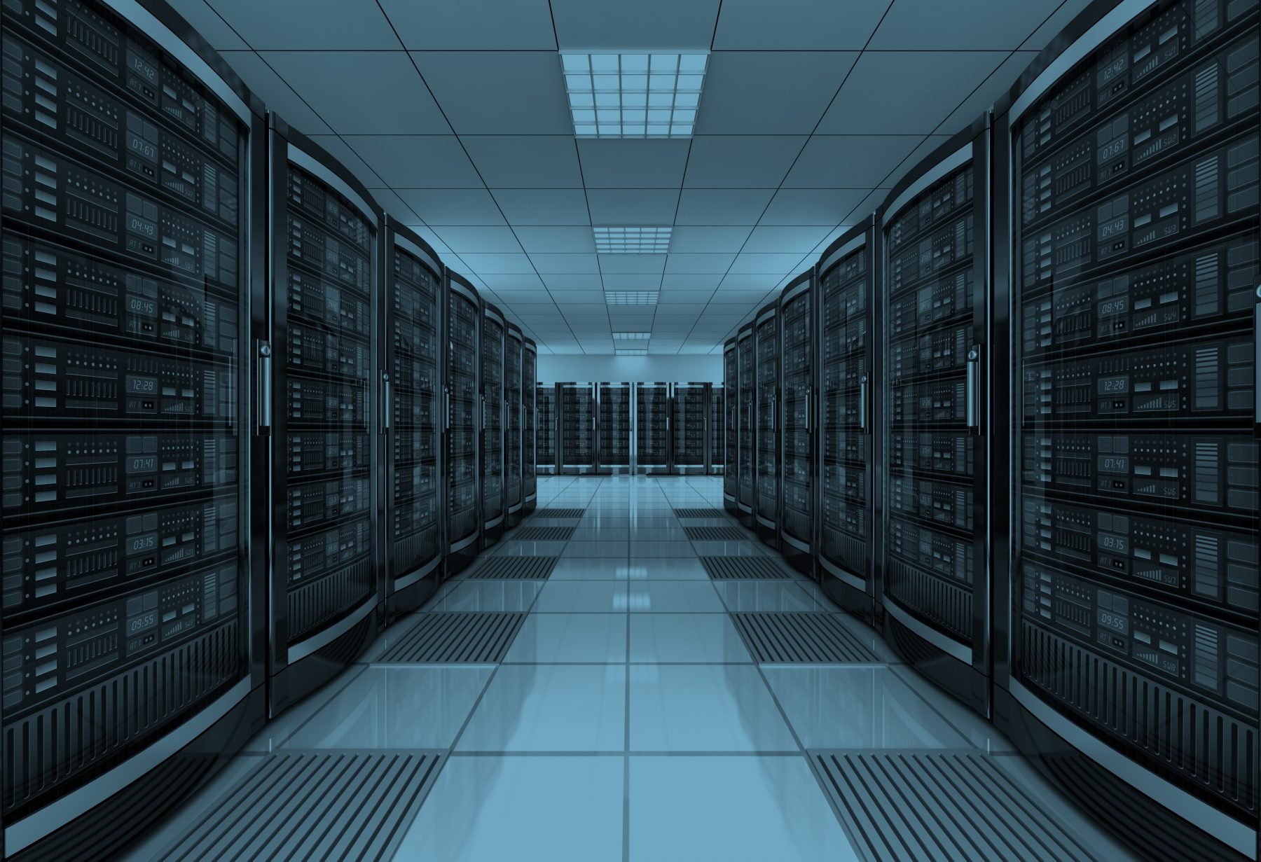 network data center server room