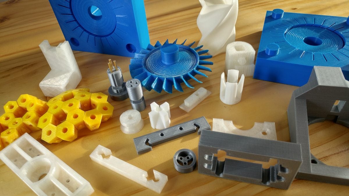 various plastic parts