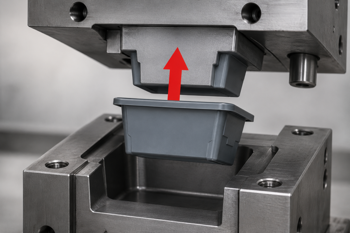 injection mold part